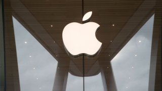 In this Jan. 3, 2019, file photo, the Apple logo is displayed at the Apple store in the Brooklyn borough of New York.