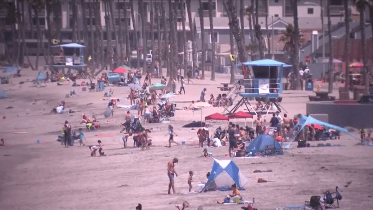 Big Crowds Flock to SoCal’s Only Open Shorelines in San Diego County