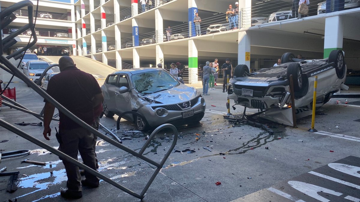 Car Plummets From Calif. Parking Garage NBC 7 San Diego