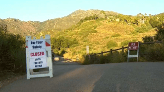 Blue Sky ecological reserve closed poway