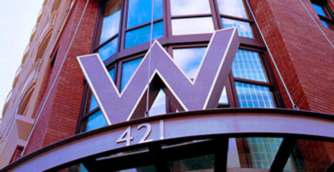 The W Hotel Exterior