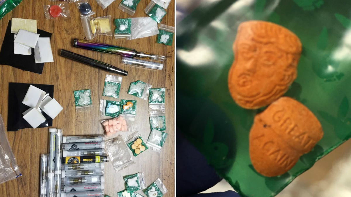 Indiana Police Say They Seized ‘trump Shaped Ecstasy Pills Nbc 7 San 
