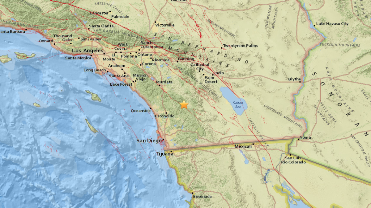 Magnitude-3.3 Earthquake Hits Lake Henshaw – NBC 7 San Diego