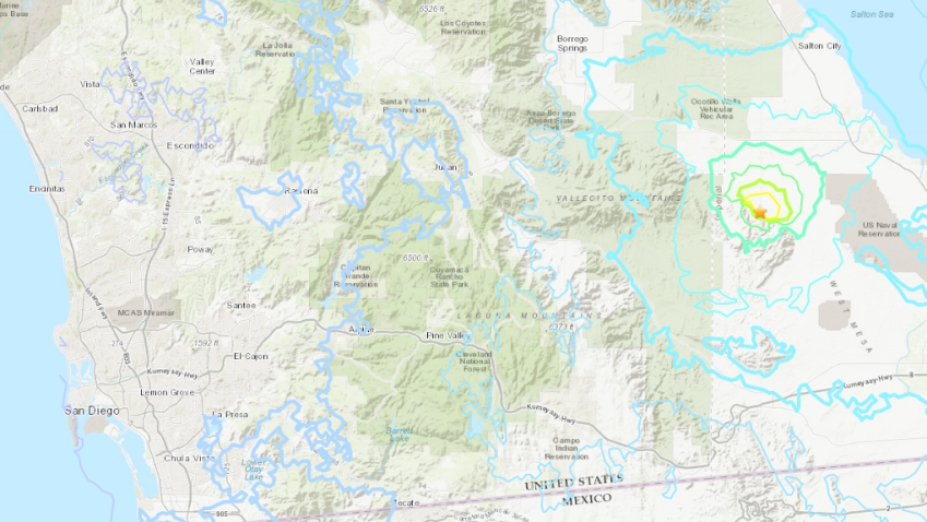 Did You Feel It Earthquake Map Did You Feel It? 4.5 Magnitude Earthquake Shakes San Diego – NBC 7 