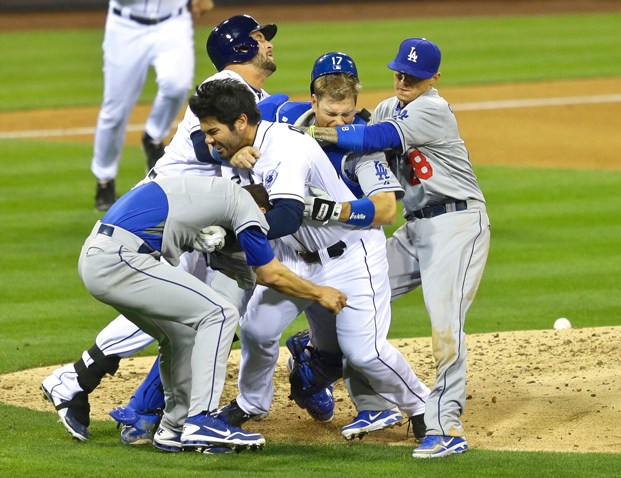 APTOPIX Dodgers Padres Baseball