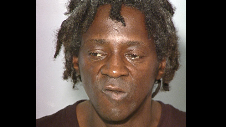 Flavor Flav mug shot domestic violence knife threat fiancee fiancée