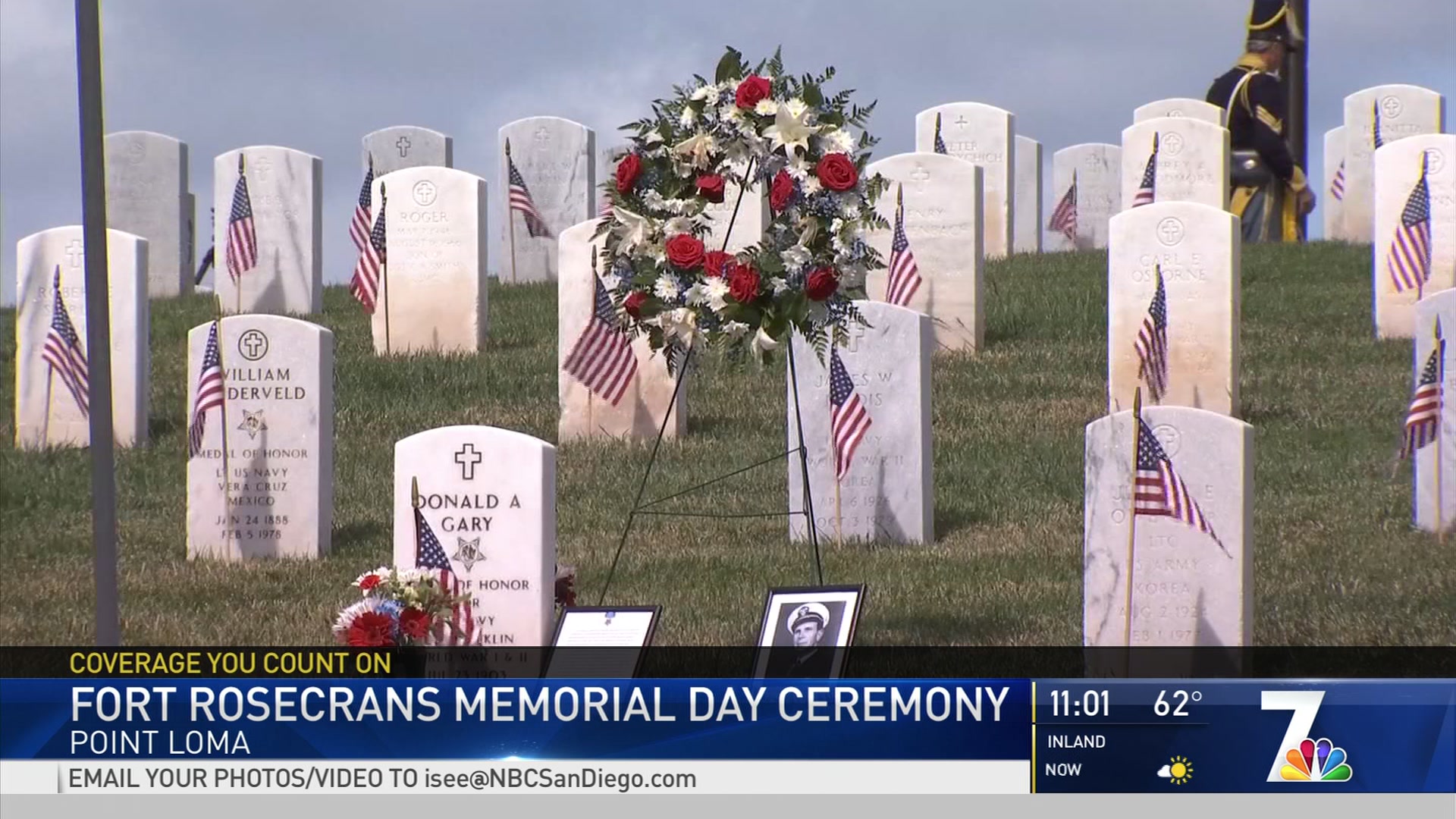 Volunteers Save Fort Rosecrans Memorial Day Ceremony Nbc 7 San Diego