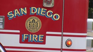 Generic image of San Diego Fire and Rescue truck from and unknown date and time.