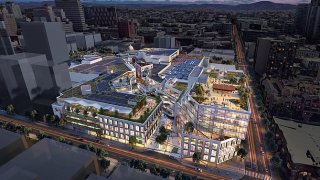 A rendering of Horton Plaza, once it's redeveloped.