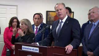 Mayor Kevin Faulconer issued a state of emergency in San DIego March 12 in response to the coronavirus pandemic.