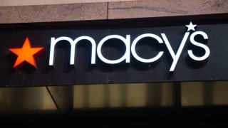 Macy's logo on store