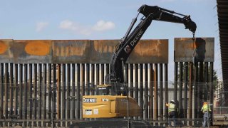 Muro fronterizo en Texas