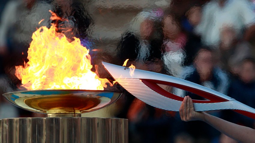 olympic flame torch crop