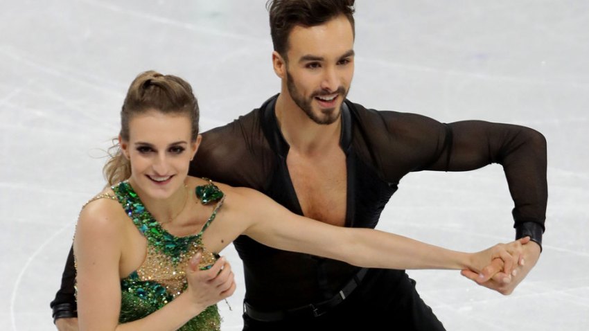 French Ice Dancer Suffers Wardrobe Malfunction On Live Tv Still