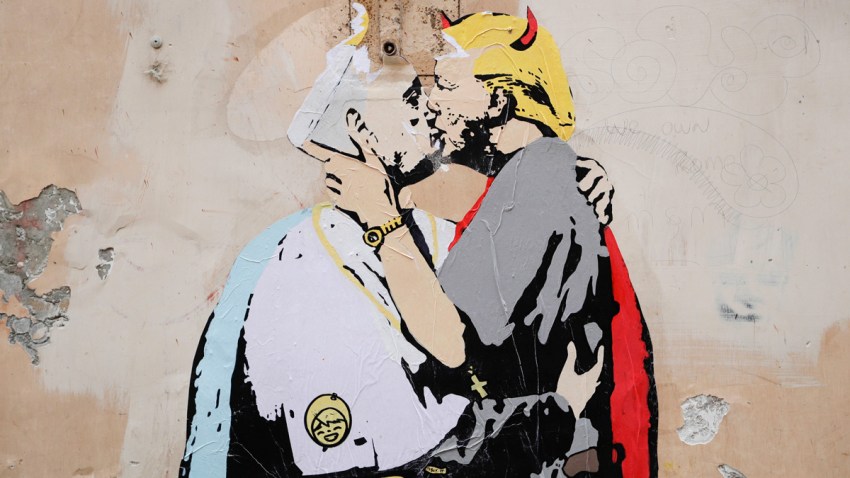 Vatican Trump Kiss