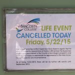 roberts event canceled