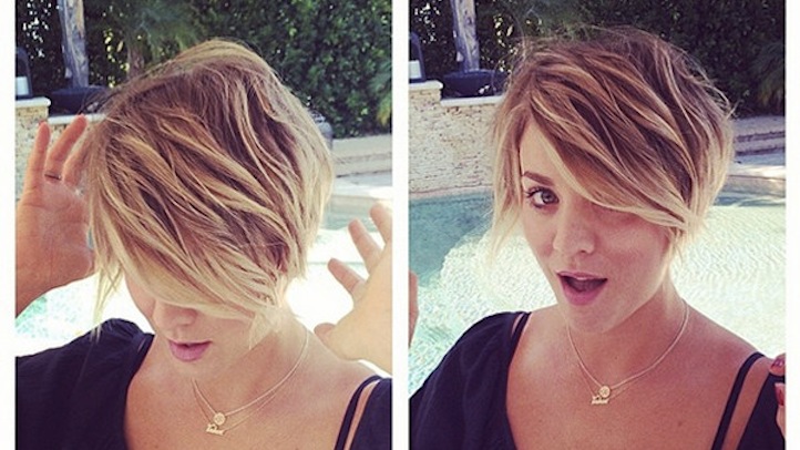 Kaley Cuoco Debuts New Pixie Hair Cut Nbc 7 San Diego