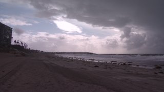 san diego rain storm clouds imperial beach