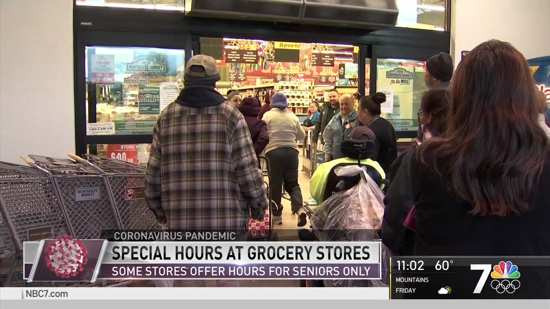 Grocery Stores Open Early for Seniors to Avoid Rush NBC 7 San Diego