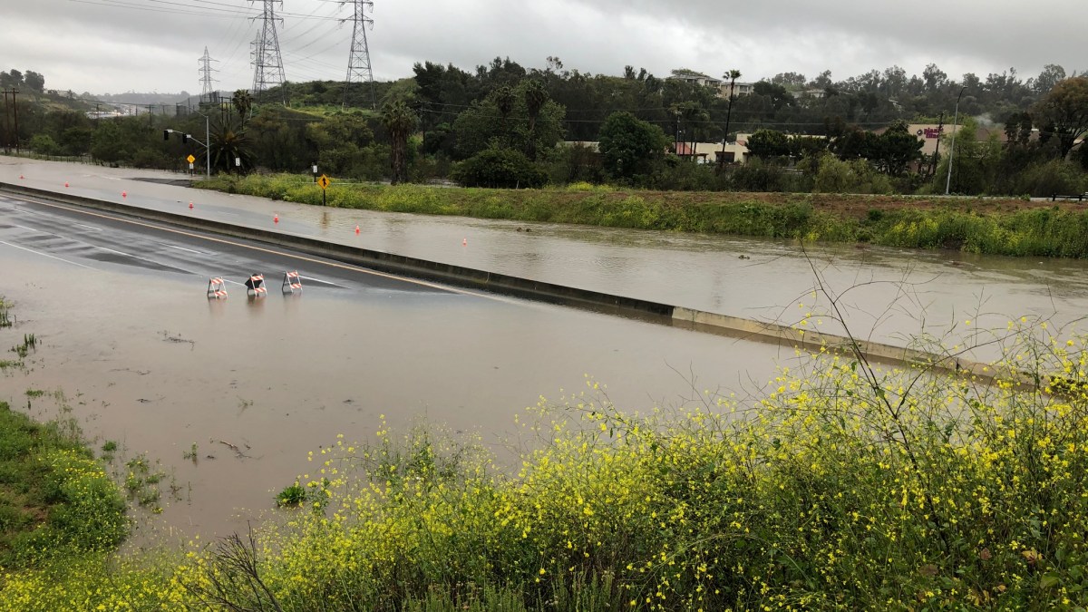 Flooded Freeway, Water Rescues, Dozens of Crashes During Ravaging Storm