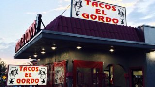 An image of a Tacos El Gordo restaurant.