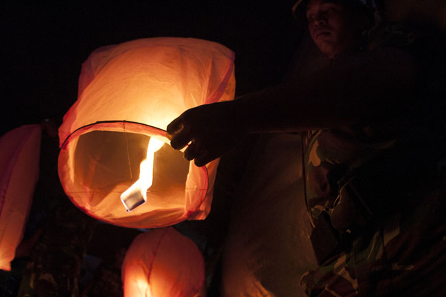 sky lanterns