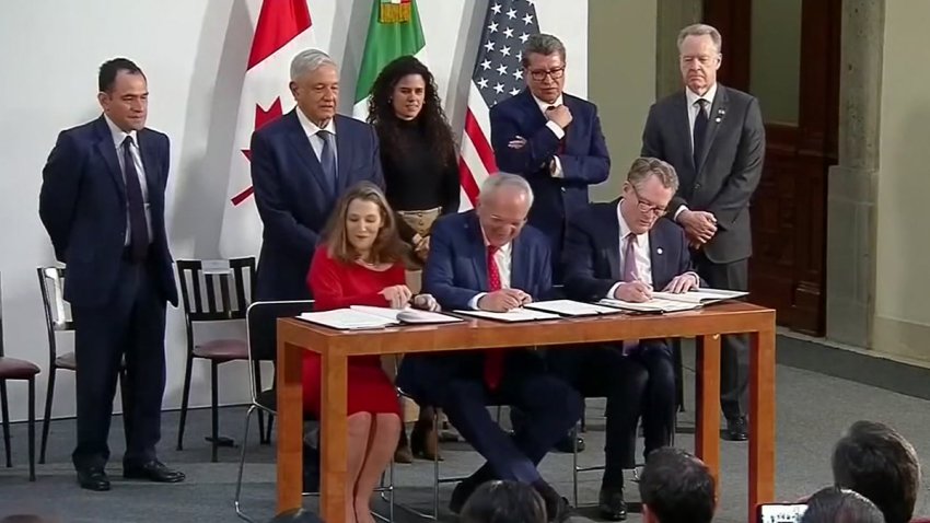 House Democrats and White House announce modified North American trade deal