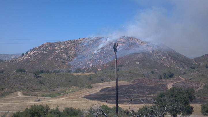 Fire Stops Spreading Near Witch Creek – NBC 7 San Diego