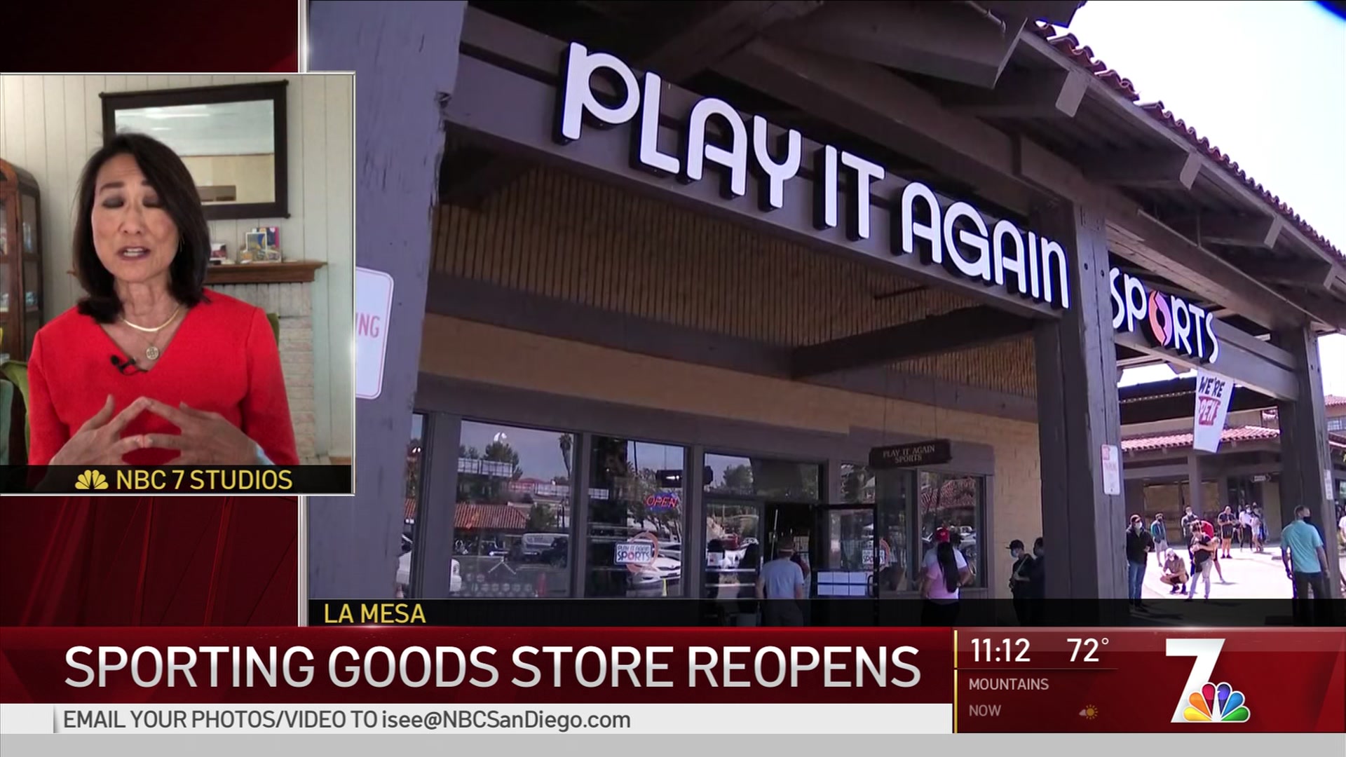 La Mesa Sporting Goods Store Reopens After Loothing, Vandalism NBC 7