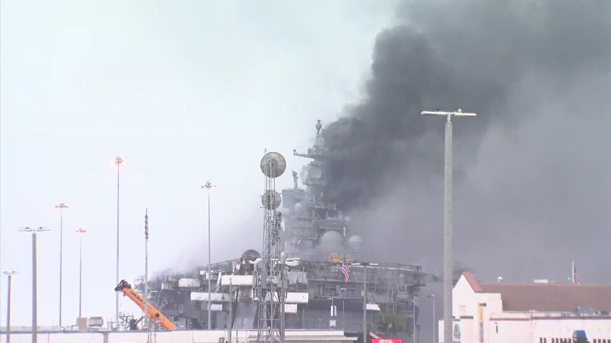 Smell That Smoke? Ongoing Navy Ship Fire Prompts Concerns of Air