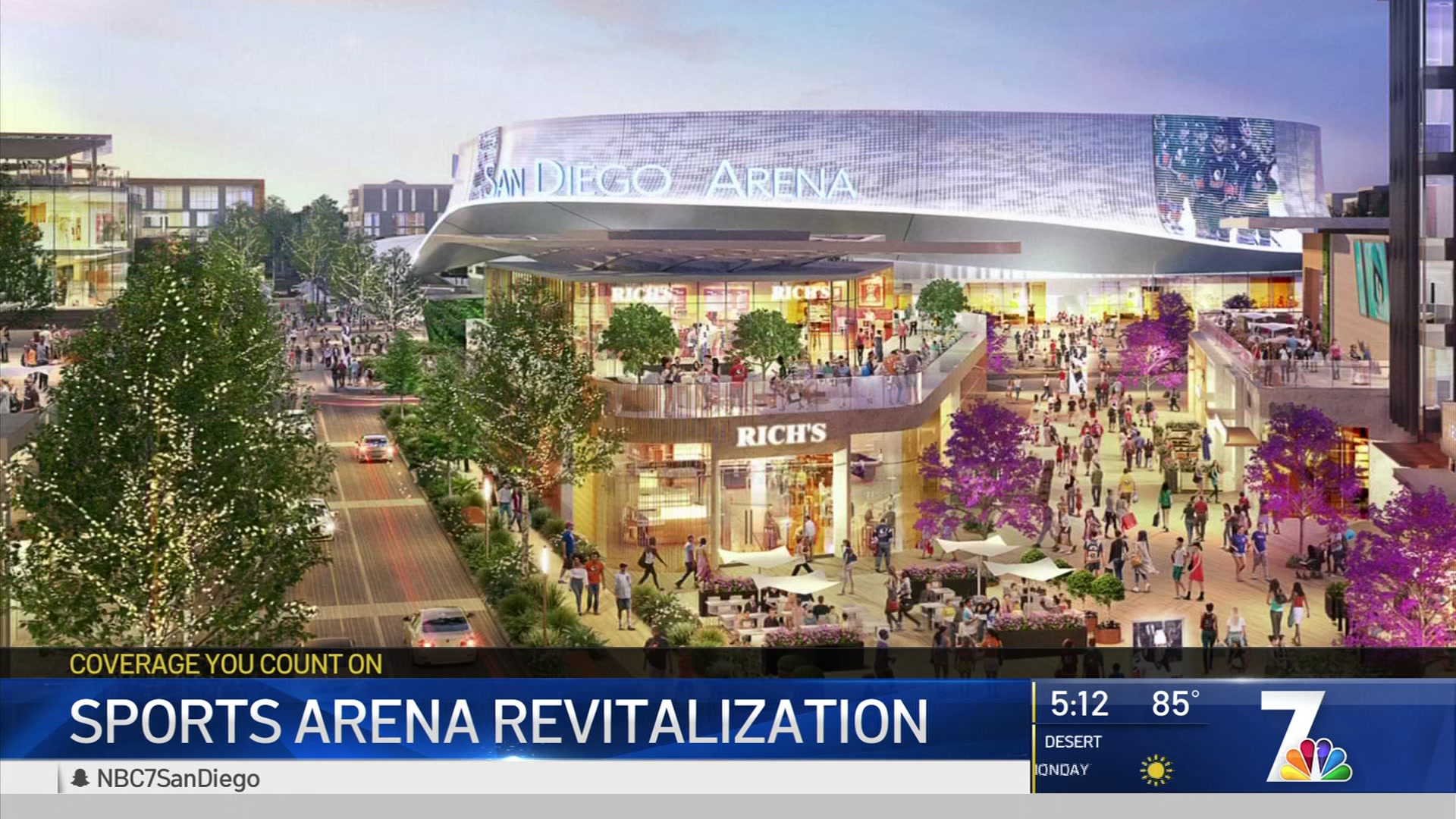 San Diego chooses developer to redevelop sports arena site