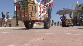 a street vendor in San Diego