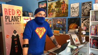 Aaron Cuffee of Red Planet Books & Comics in Albuquerque, N.M.