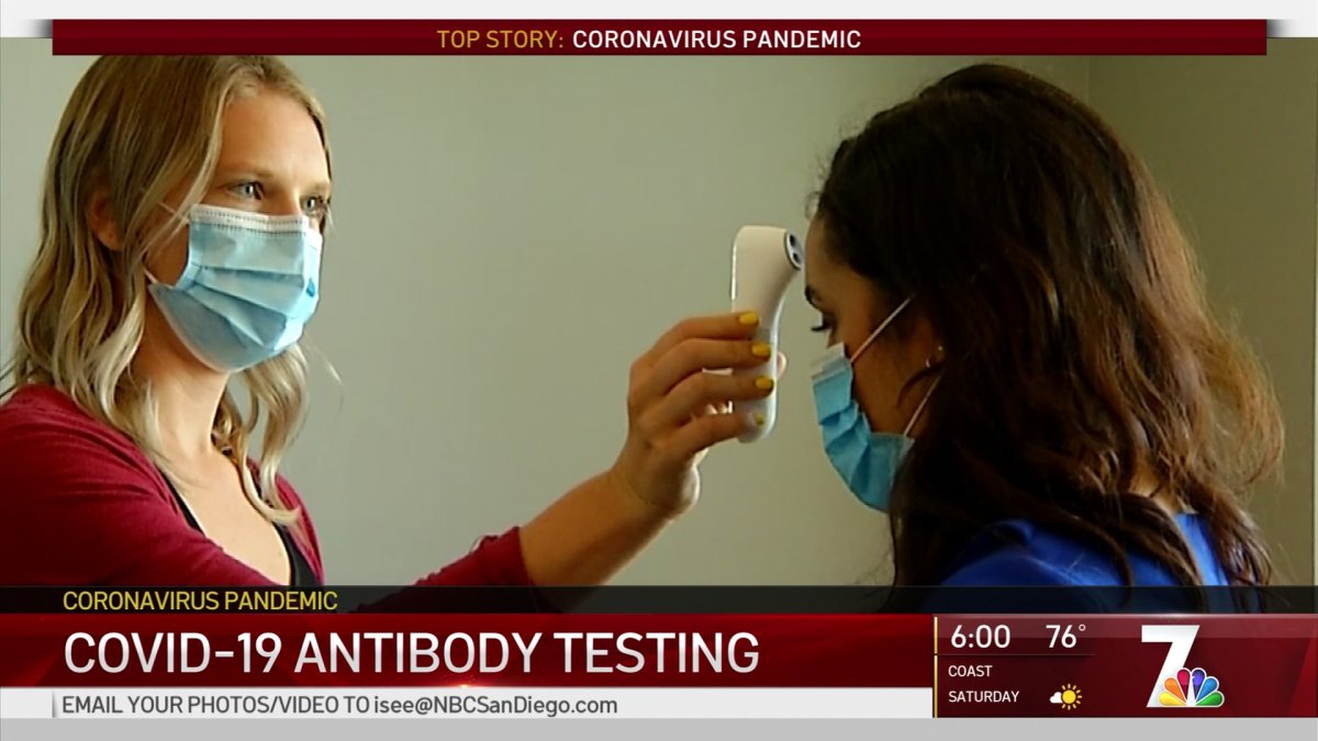COVID19 Antibody Testing NBC 7 San Diego