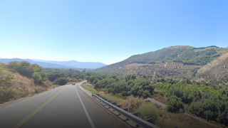 SR-76 in the area near Wilderness Canyon Preserve and Pala Casino