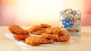 Spicy McNuggets and Chips Ahoy McFlurry