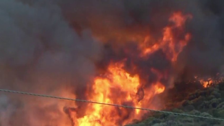 Valley Fire Forces Families From Their Homes
