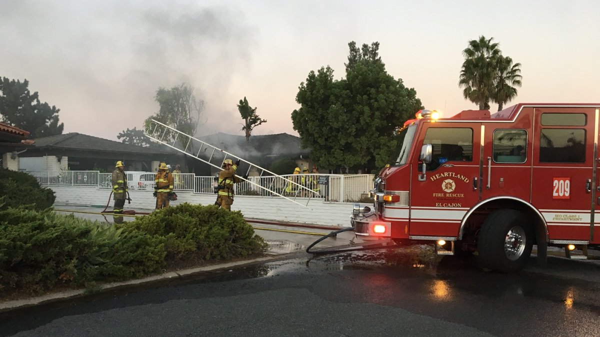 El Cajon Home Deemed Total Loss in Overnight Fire NBC 7 San Diego