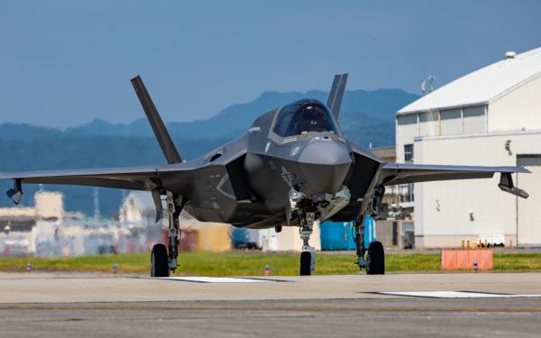 U.S. Marine Corps F-35B Lightning II aircraft assigned to Marine Fighter Attack Squadron (VMFA) 121 conduct flight operations aboard Marine Corps Air Station Iwakuni, Japan, Aug 18, 2020. 