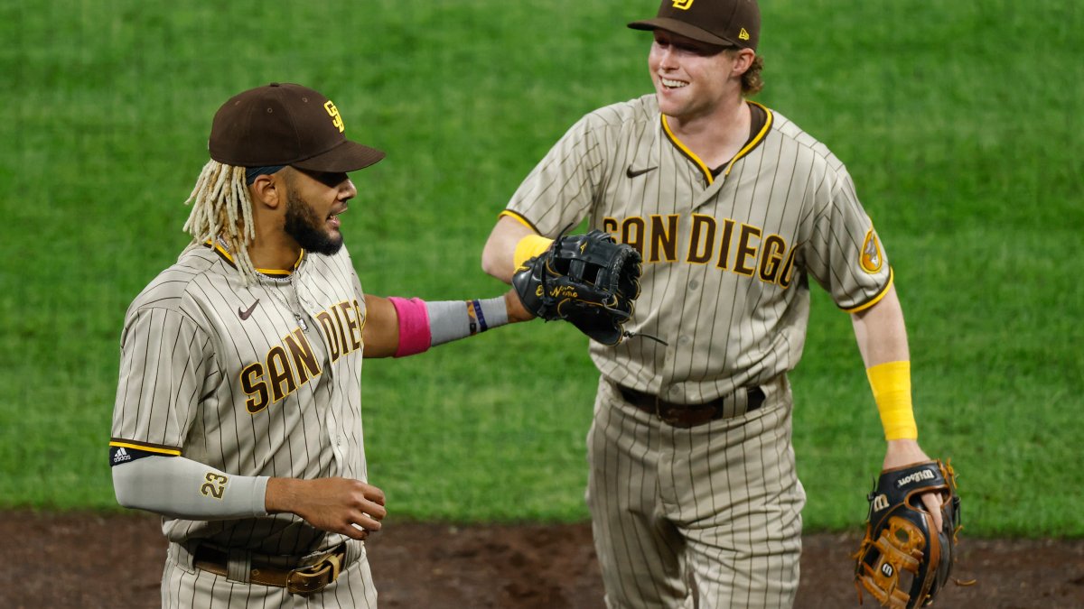 Chris Paddack of the San Diego Padres looks down in the teamu2019s News  Photo - Getty Images