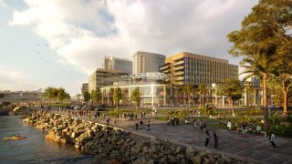 The proposed Research and Development District, to be built along San Diego's waterfront