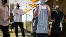 San Diego Chef Brian Malarkey leads his staff at Animae. The downtown restaurant recently underwent a major revamp.