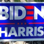 A Biden/Harris sign spotted on Coronado on Oct. 28.