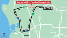 SD Caltrans Tweet Describing Detour