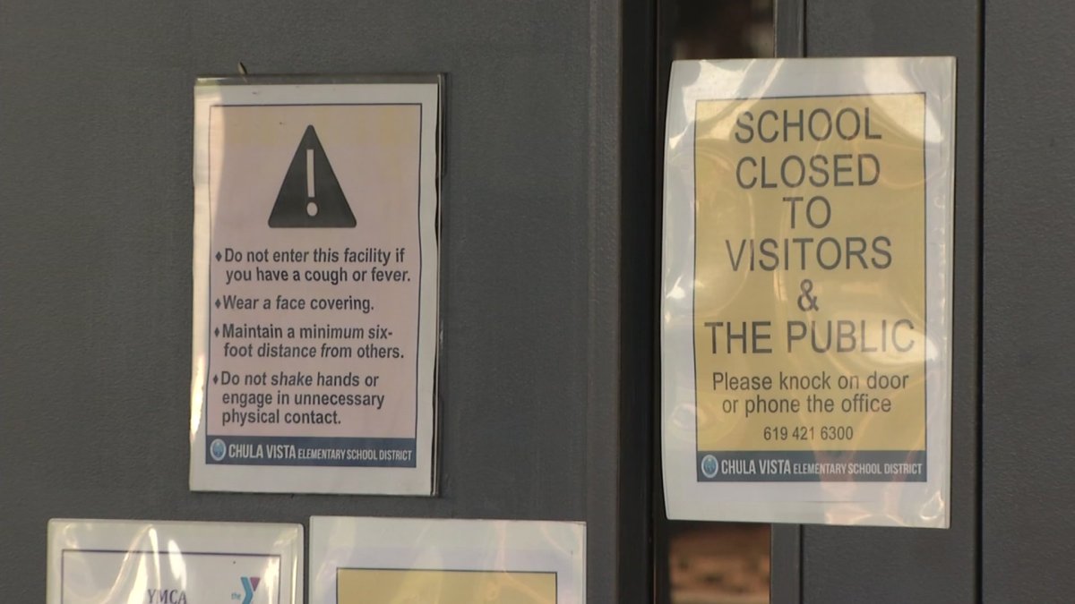 Chula Vista Elementary School District Delays Reopening, Possibly Till Near  End of 2020 – NBC 7 San Diego