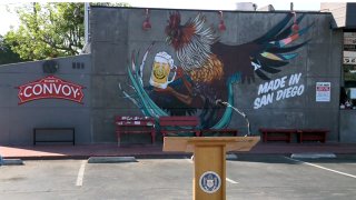 Convoy Mural at Cross Street Chicken