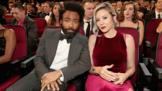 In this Sept. 17, 2018, file photo, actor/writer Donald Glover and Michelle attend the 70th Annual Primetime Emmy Awards held at the Microsoft Theater.
