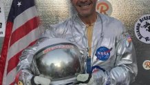 Rolando resident Greg Jones poses in his NASA-inspired gear for 2020's Halloween.