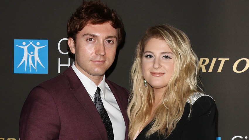 Meghan Trainor and Daryl Sabara attend the City Of Hope's Spirit Of Life 2019 Gala at The Barker Hanger, Oct. 10, 2019, in Santa Monica, Calif.