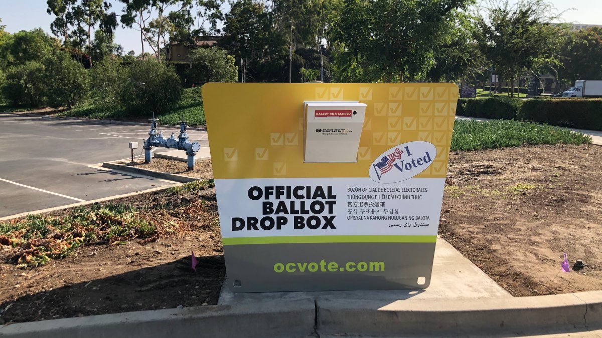 California Orders GOP to Remove Unofficial Ballot Drop Boxes NBC 7